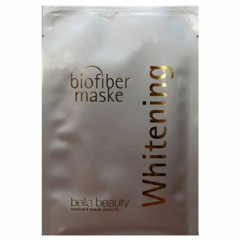 Whitening biofiber mask